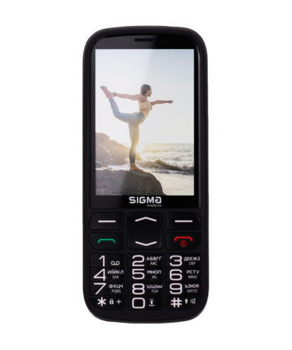 Мобільний телефон Sigma Comfort 50 Optima TYPE-C, 3,5", 2500 мА·год, чорний