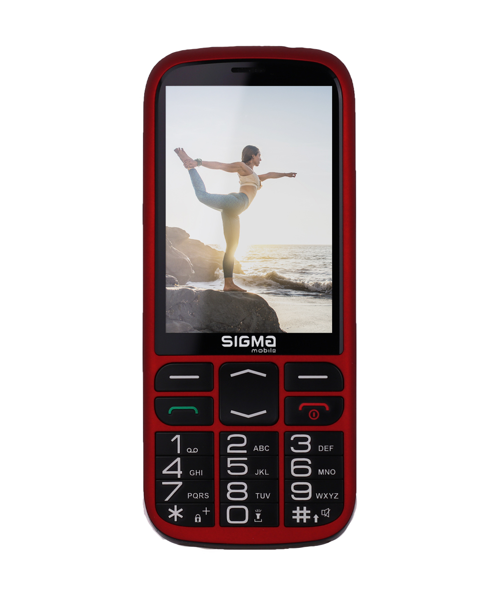 Мобільний телефон Sigma Comfort 50 Optima TYPE-C, 3,5", 2500 мА·год, чорний — фото 5