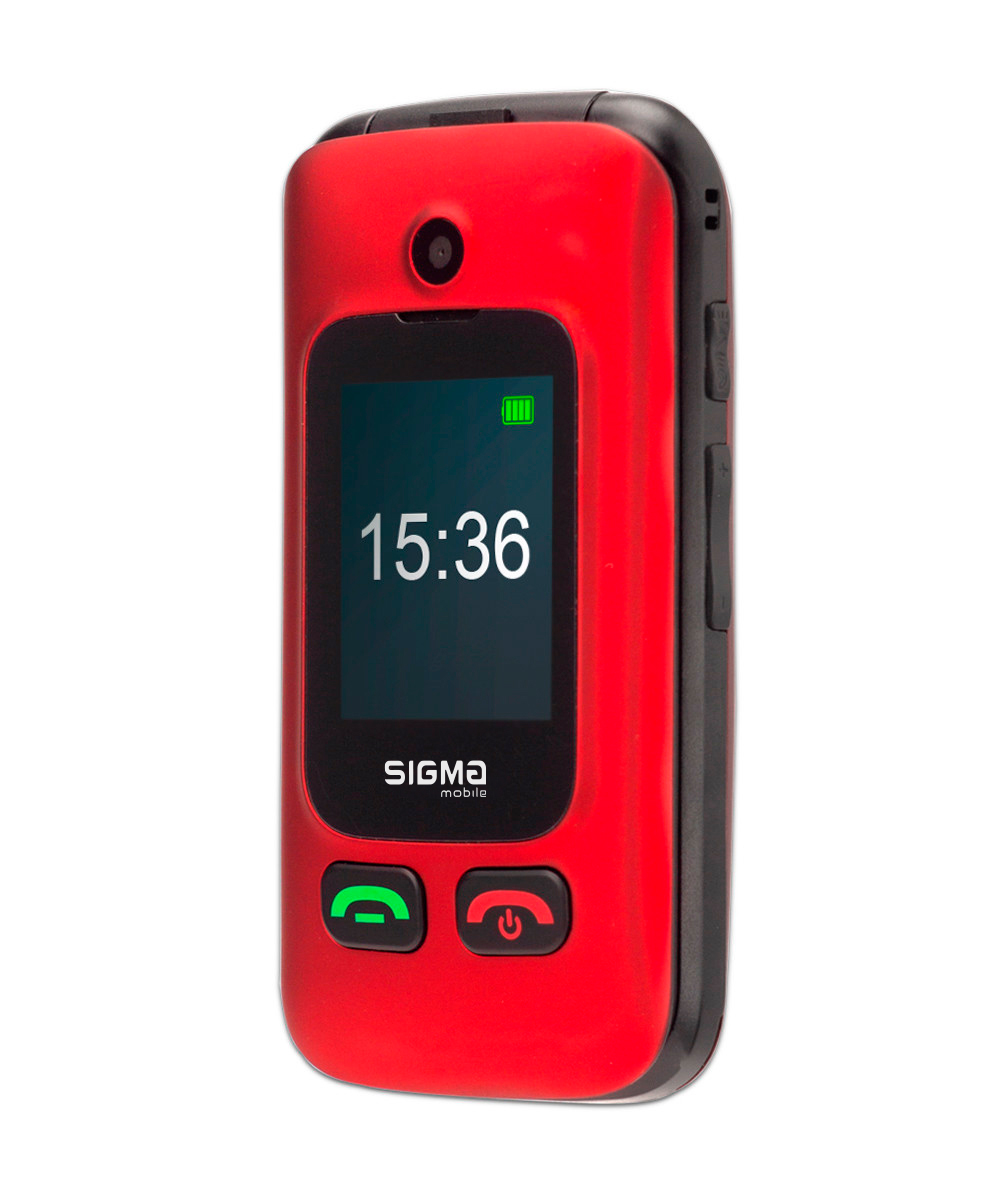 Мобільний телефон Sigma Comfort 50 Shell DUO Type-C, 2,4″+1,77″", 1000 мА·год, чорний — фото 3