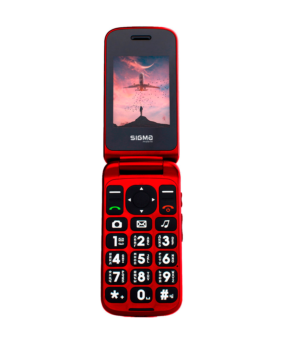 Мобільний телефон Sigma Comfort 50 Shell DUO Type-C, 2,4″+1,77″", 1000 мА·год, чорний — фото 4