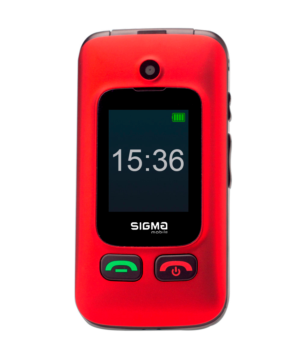 Мобільний телефон Sigma Comfort 50 Shell DUO Type-C, 2,4″+1,77″", 1000 мА·год, чорний