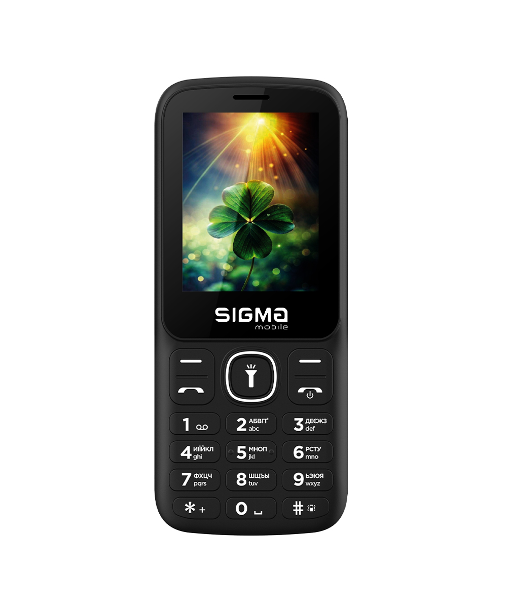 Мобільний телефон Sigma X-style 242 LUCKY, 2,4", 2500 мА·год, чорний — фото 2