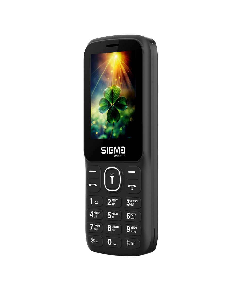 Мобільний телефон Sigma X-style 242 LUCKY, 2,4", 2500 мА·год, чорний — фото 4