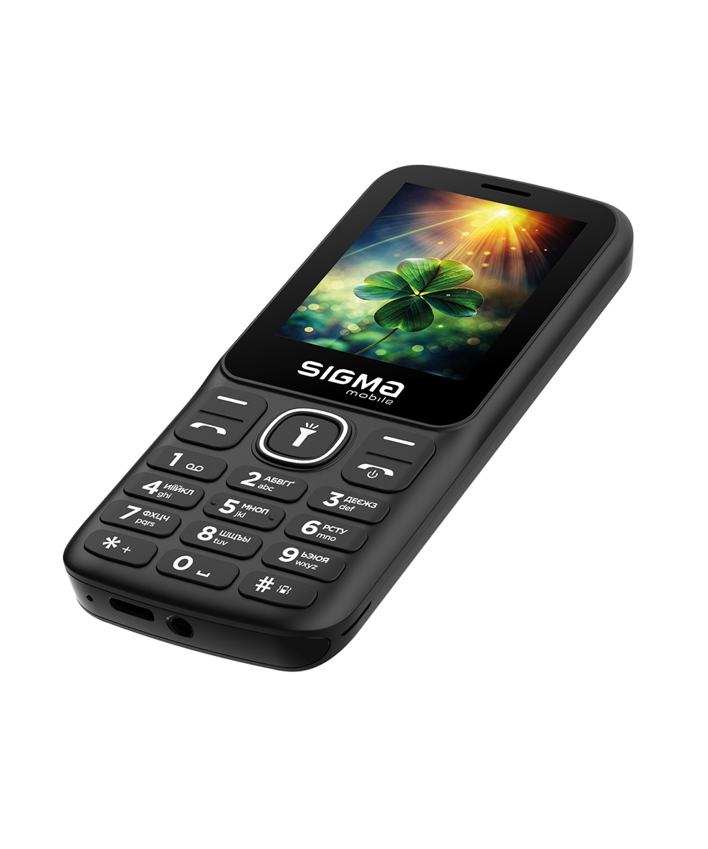 Мобільний телефон Sigma X-style 242 LUCKY, 2,4", 2500 мА·год, чорний — фото 6