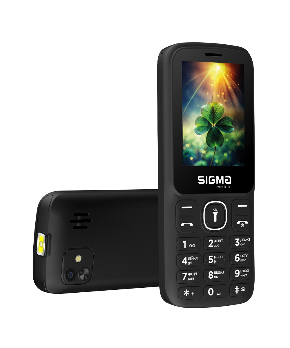 Мобільний телефон Sigma X-style 242 LUCKY, 2,4", 2500 мА·год, чорний — фото 7