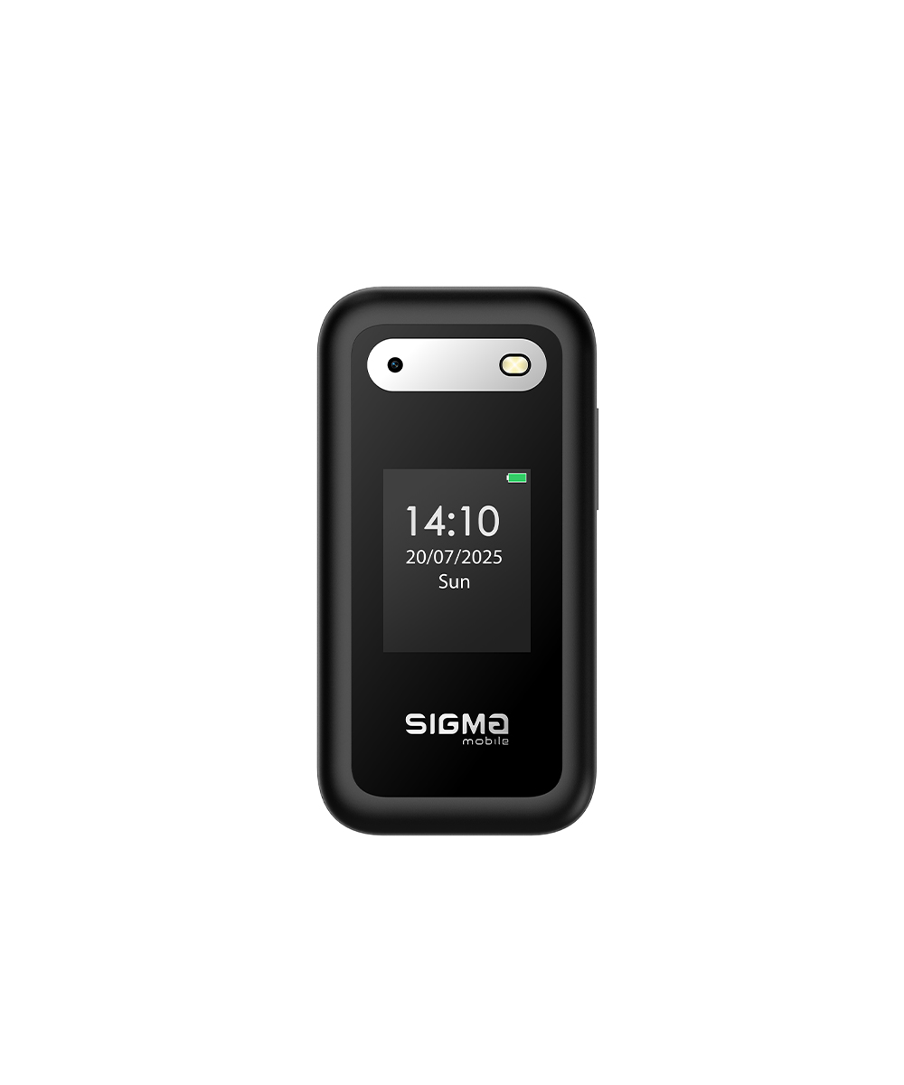 Мобільний телефон Sigma X-style 281 CLIK, 2,8″+1,77″", 1400 мА·год, чорний — фото 2