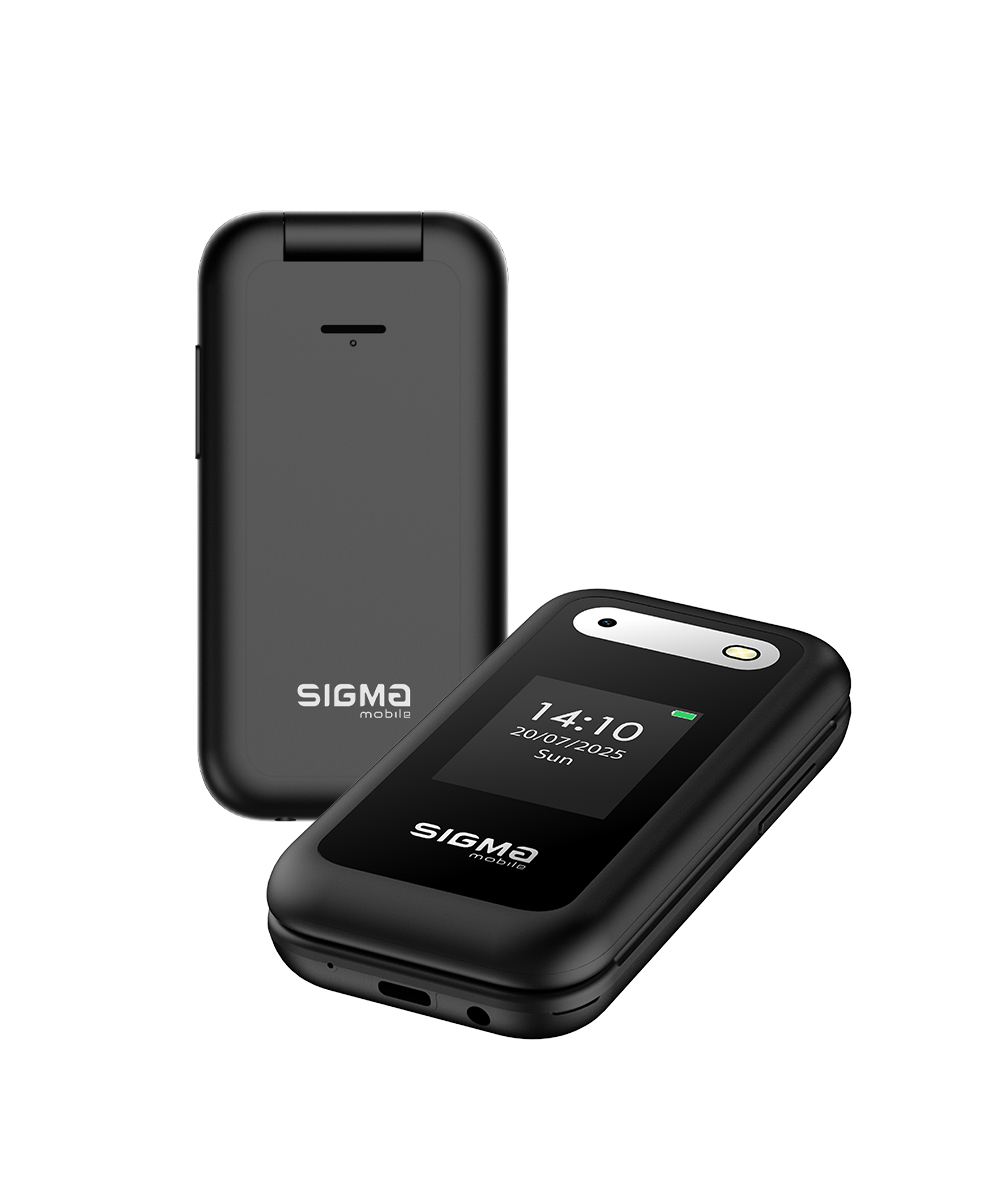 Мобільний телефон Sigma X-style 281 CLIK, 2,8″+1,77″", 1400 мА·год, чорний — фото 5