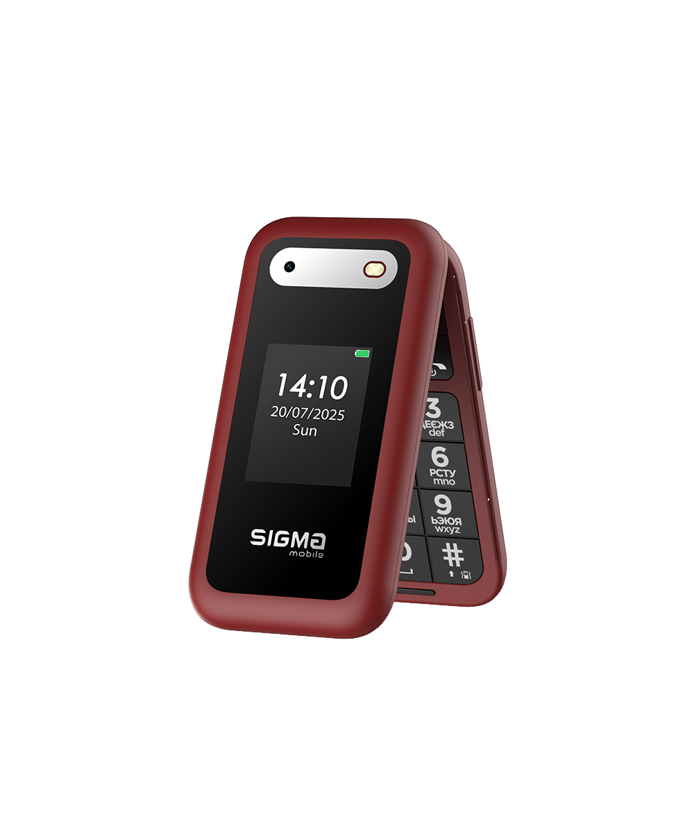 Мобільний телефон Sigma X-style 281 CLIK, 2,8″+1,77″", 1400 мА·год, чорний — фото 9
