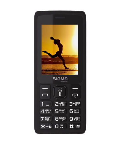 Мобільний телефон Sigma X-style 34 NRG TYPE-C, 2,4", 4050 мА·год, чорний