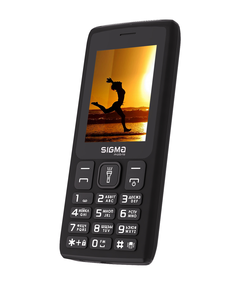 Мобільний телефон Sigma X-style 34 NRG TYPE-C, 2,4", 4050 мА·год, чорний — фото 3
