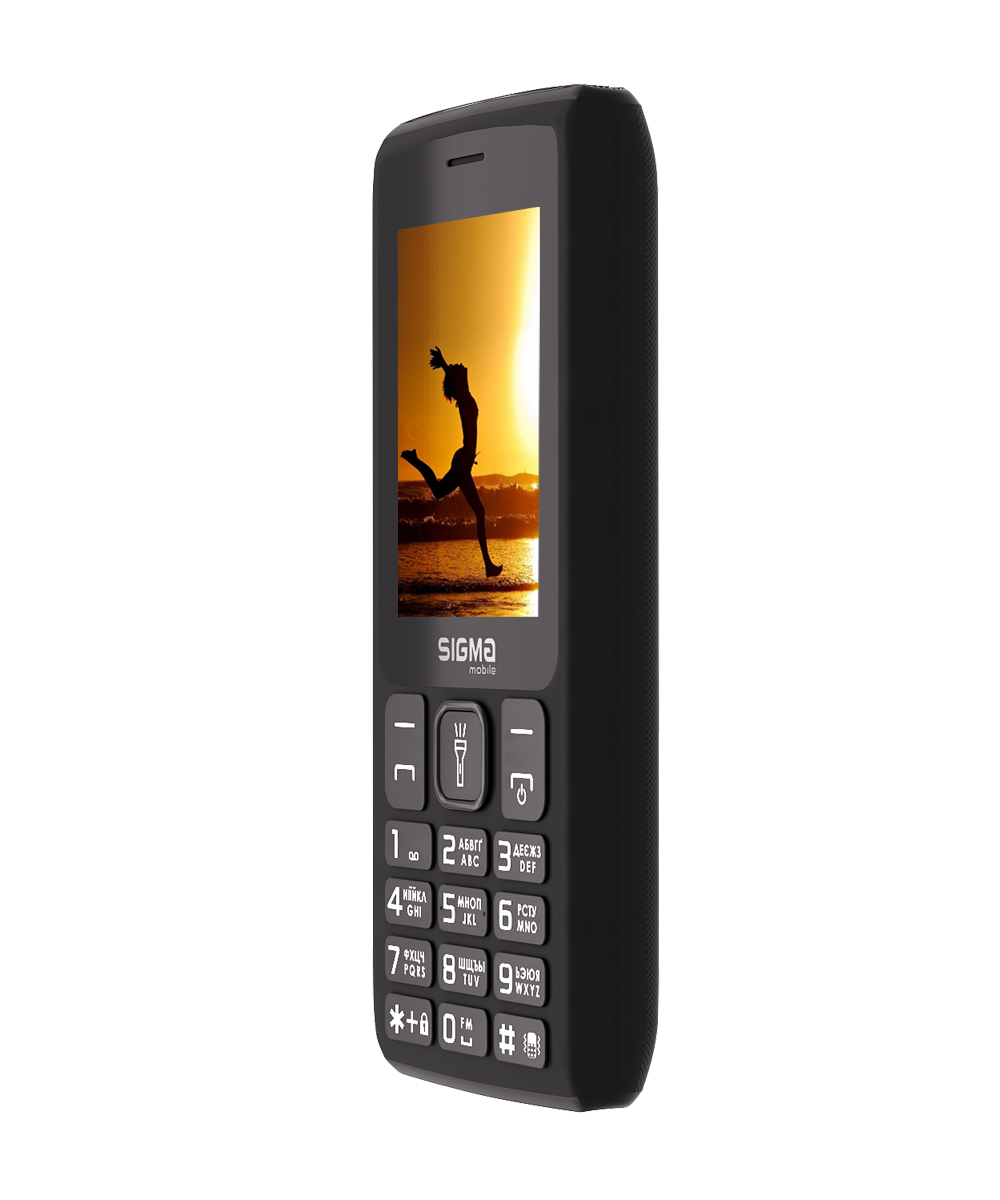 Мобільний телефон Sigma X-style 34 NRG TYPE-C, 2,4", 4050 мА·год, чорний — фото 5