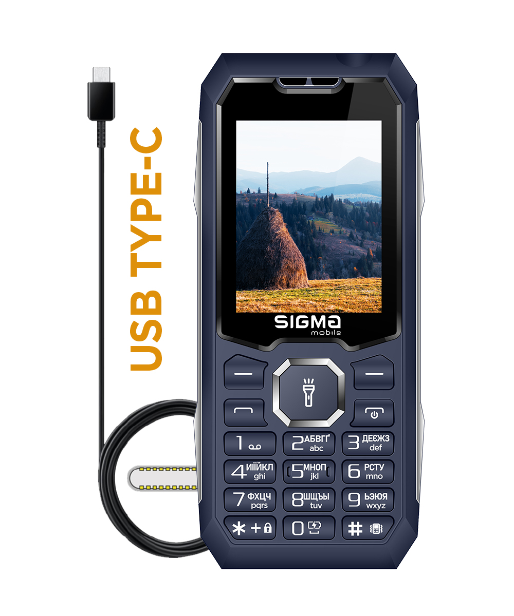 Мобільний телефон Sigma X-style 341 BRO TYPE-C, 2,4", 4050 мА·год, чорний — фото 9
