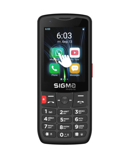 Мобільний телефон Sigma X-style S3501, 2,8", 2000 мА·год, 2+16, чорний