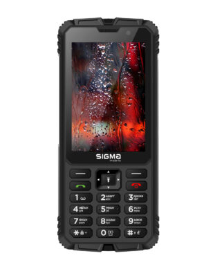 Мобільний телефон Sigma X-treme PM68, 3,5", 7000 мА·год, IP69К, чорний