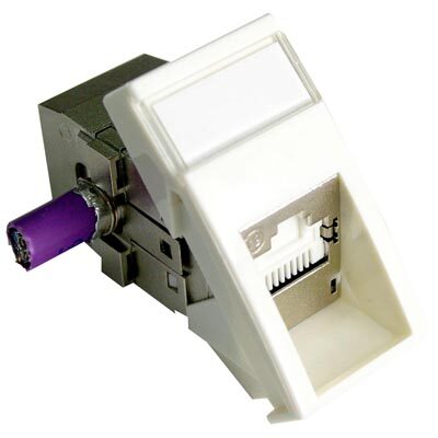 Модуль RJ45 1x для Mosaic MOLEX PowerCat 6A