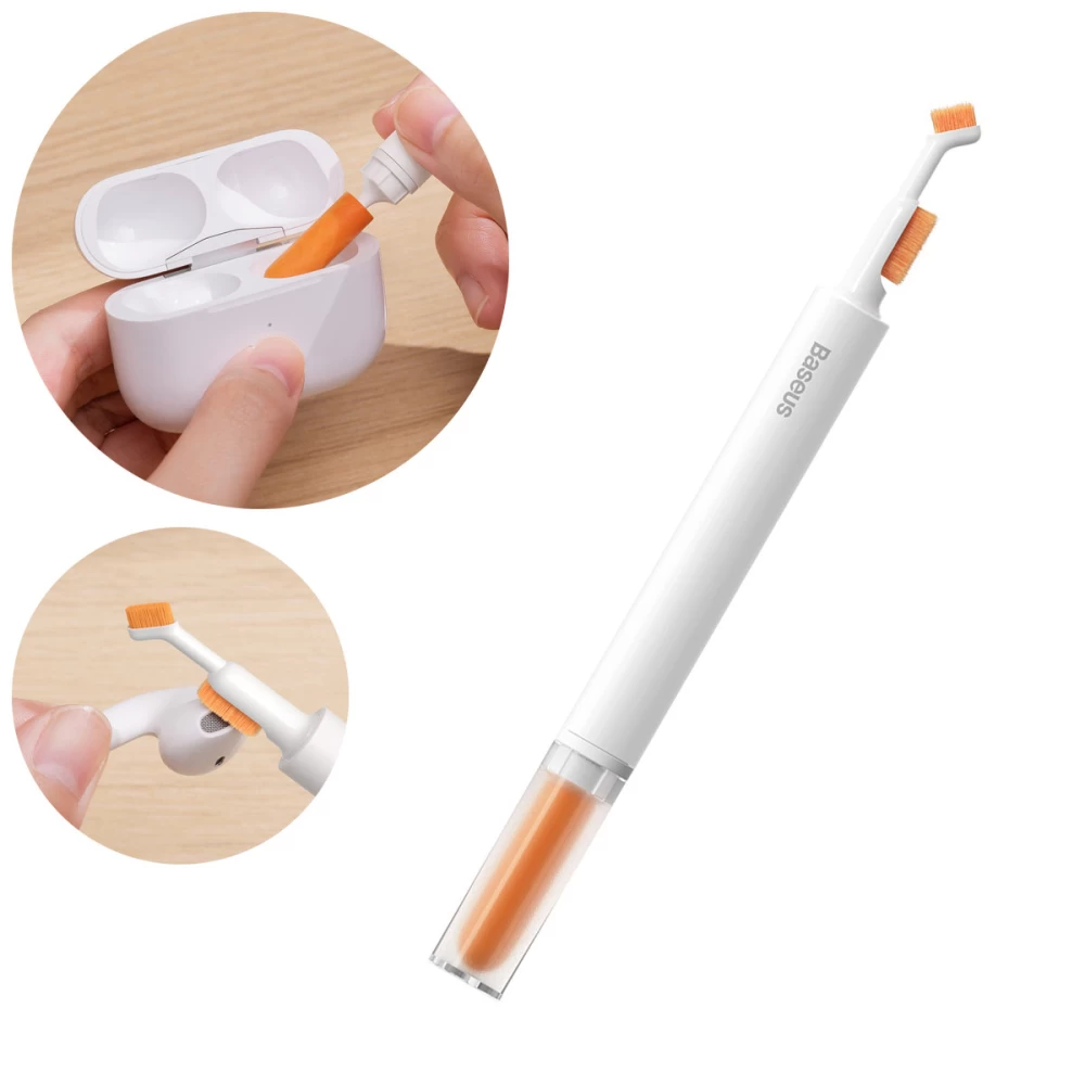 Набір для очистки девайсів Baseus Cleaning Brush White — фото 8