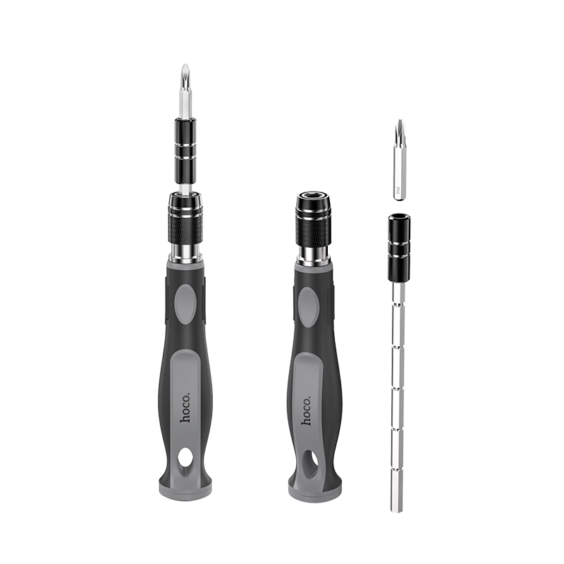 Набір викруток HOCO UT10 32-in-1 screwdriver set gray and black — фото 5