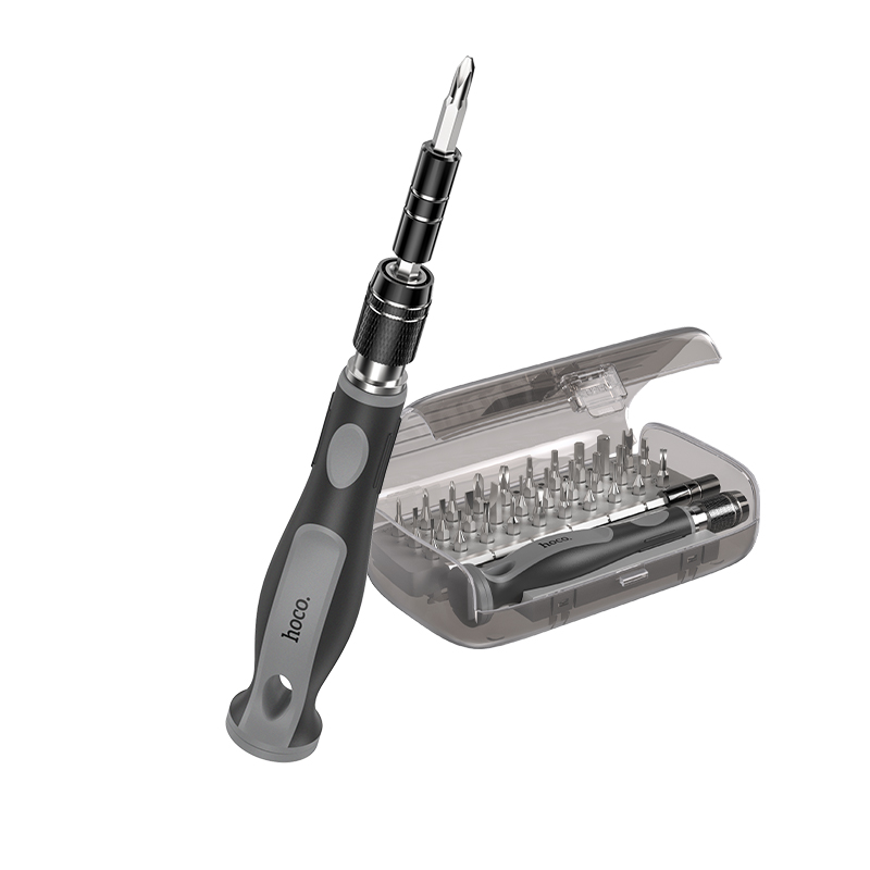 Набір викруток HOCO UT10 32-in-1 screwdriver set gray and black
