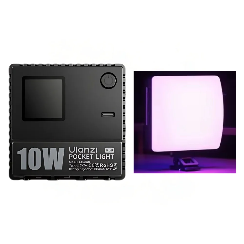 Накамерне світло Ulanzi C01RGB 10W Pocket light — фото 4