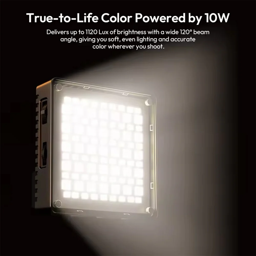 Накамерне світло Ulanzi C01RGB 10W Pocket light — фото 6