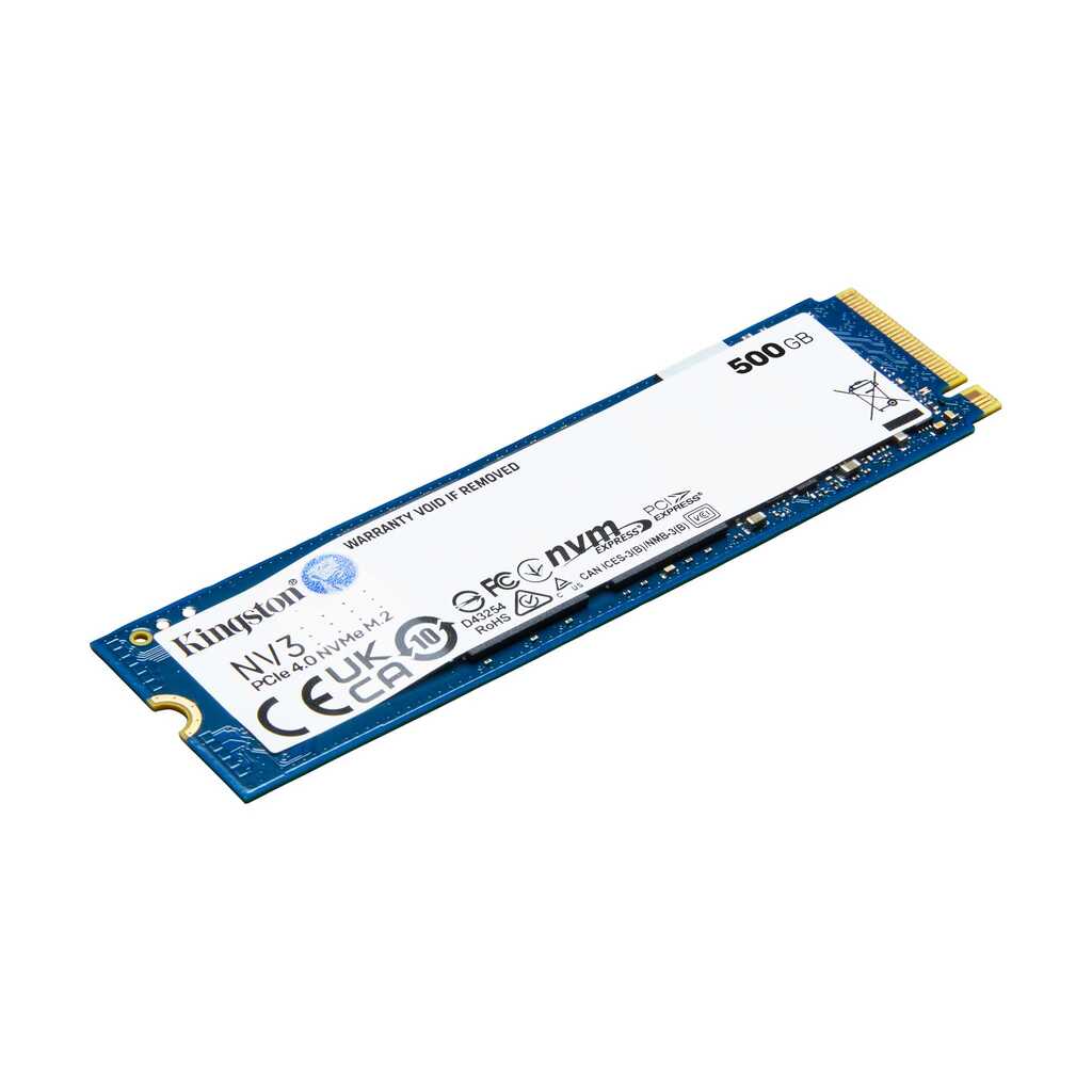 Накопичувач SSD M.2 Kingston NV3 500GB NVMe 2280 PCIe 4.0 x4 3D NAND — фото 4