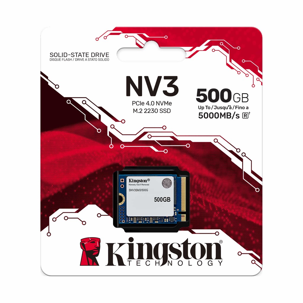 Накопичувач SSD M.2 Kingston NV3 500GB PCIe 4.0 — фото 3