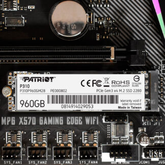 Накопичувач SSD M.2 Patriot P310 960GB NVMe 2280 PCIe 3.0x4 3D NAND TLC — фото 8