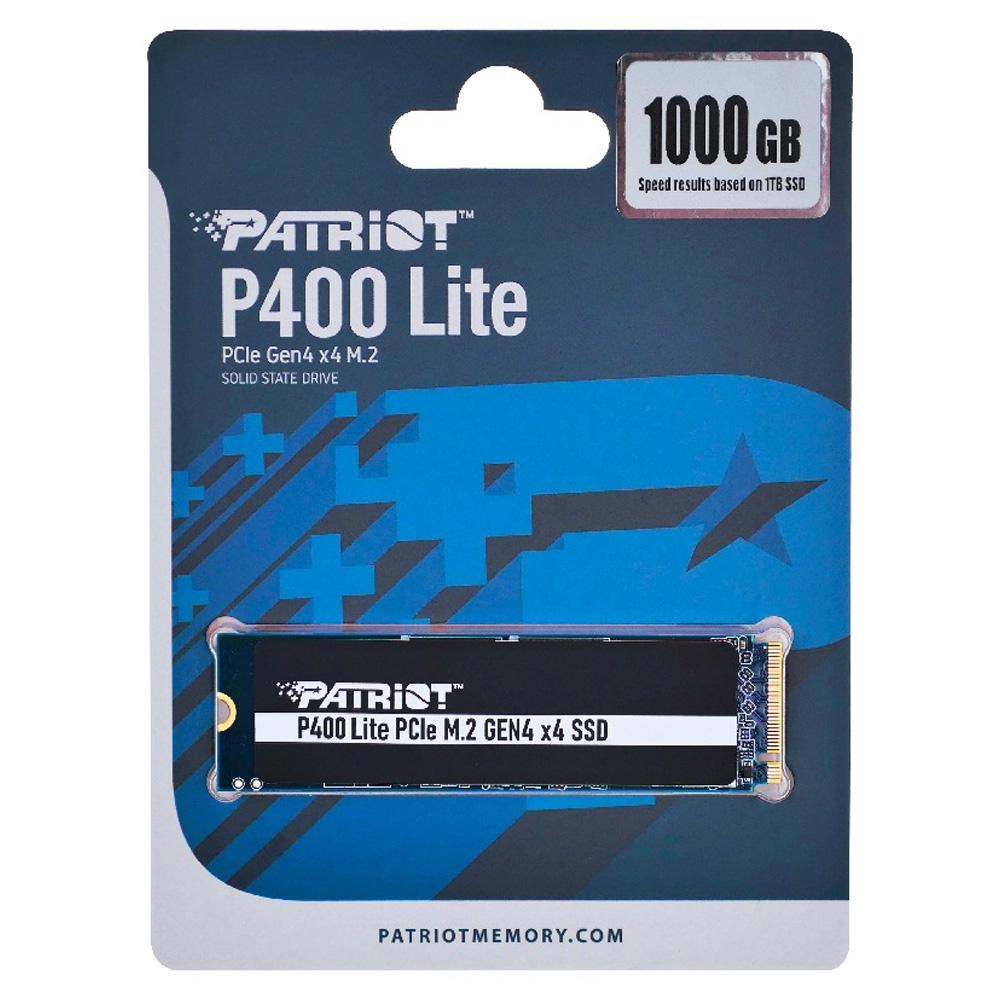 Накопичувач SSD M.2 Patriot P400 Lite 1TB NVMe 1.4 2280 Gen 4x4, 2700/3500 3D TLC — фото 3