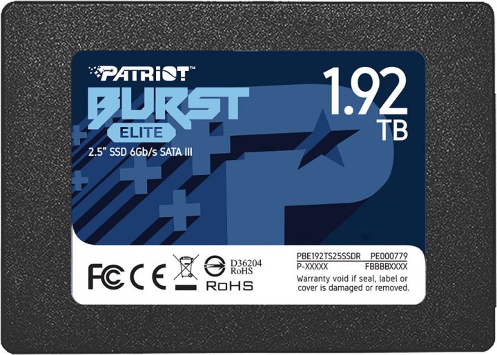 Накопичувач SSD Patriot Burst Elite 1920GB Sata III