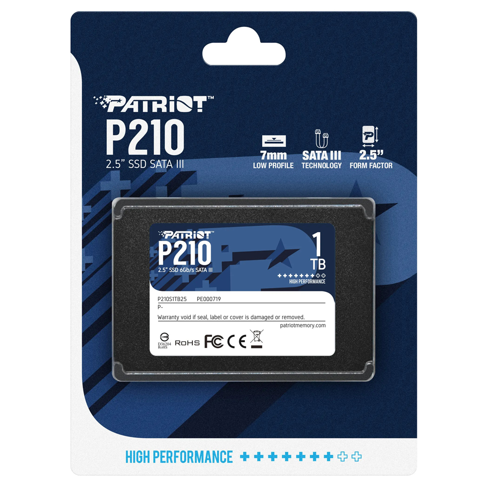 Накопичувач SSD Patriot P210 1 ТБ Sata III — фото 3