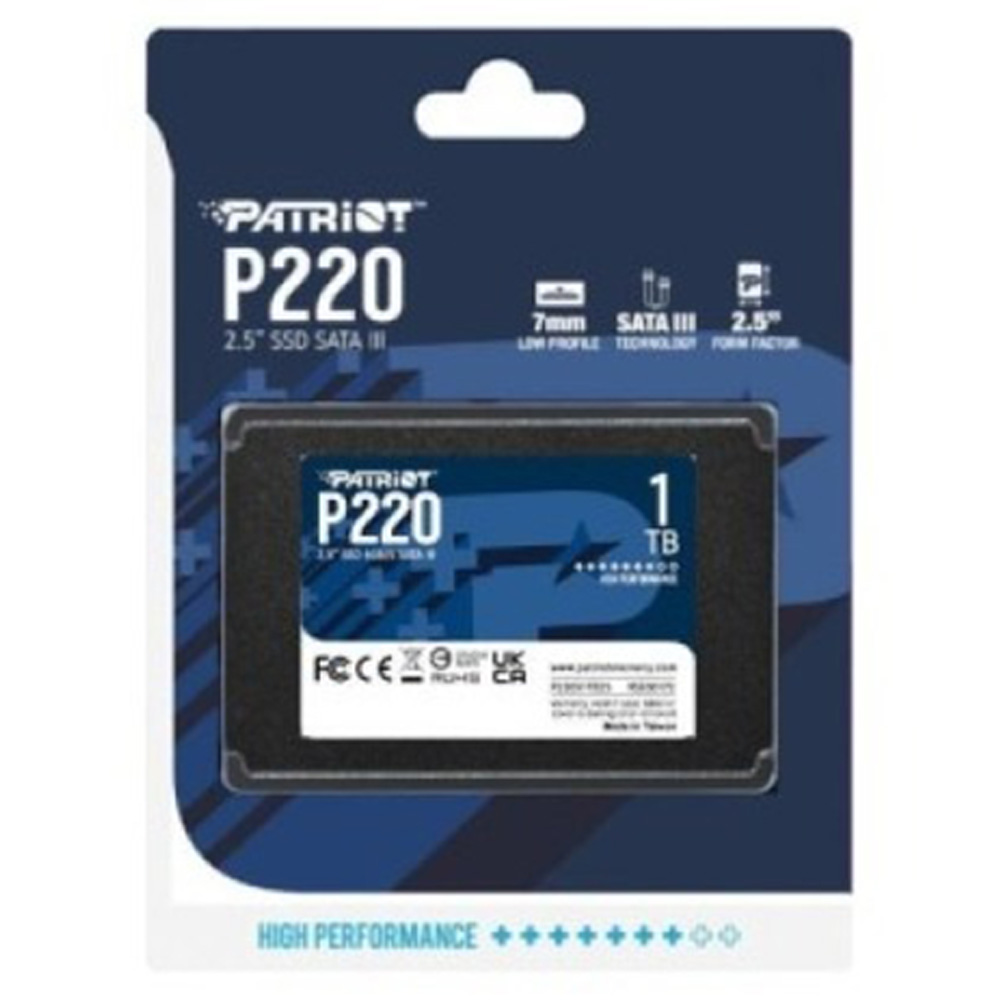 Накопичувач SSD Patriot P220 1 ТБ — фото 3