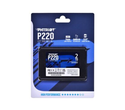 Накопичувач SSD Patriot P220 2 ТБ Sata III — фото 3