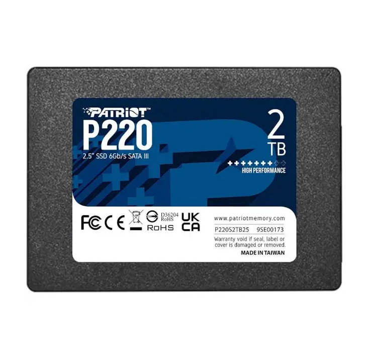 Накопичувач SSD Patriot P220 2 ТБ Sata III