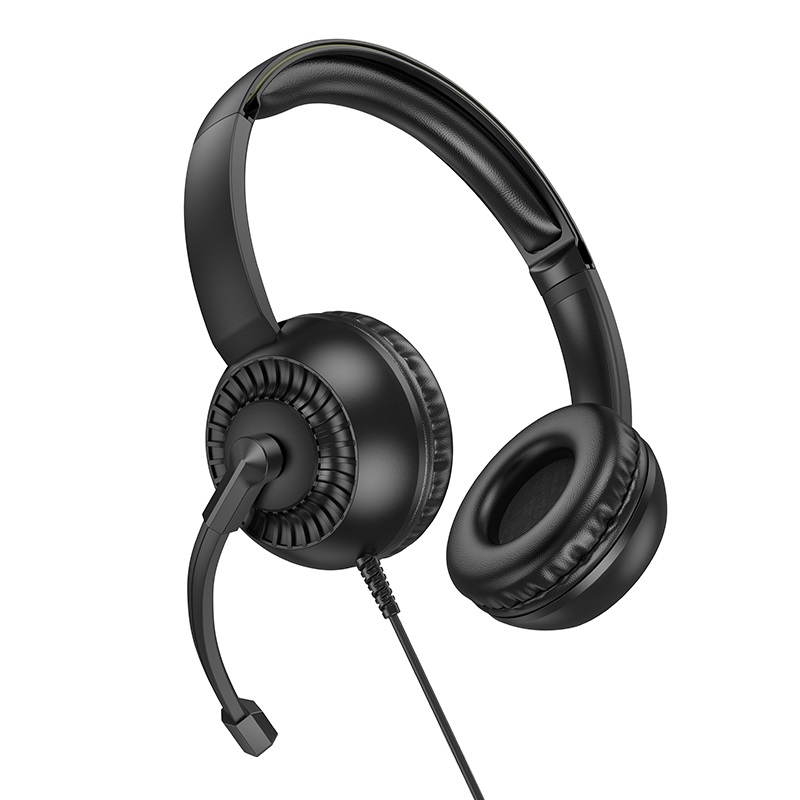 Навушники ігрові HOCO W112 Pure headphones Black — фото 4