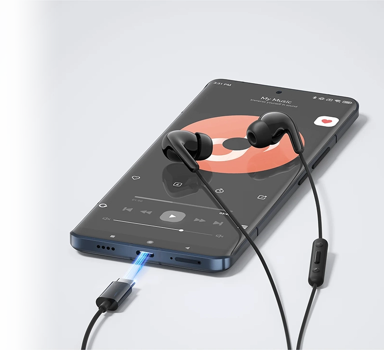 Навушники Xiaomi Type-C Earphones Black з мікрофоном — фото 7