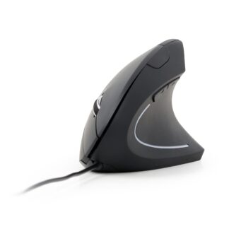 Оптична ергономічна миша, USB інтерфейс, чорний Gembird MUS-Ergo-01