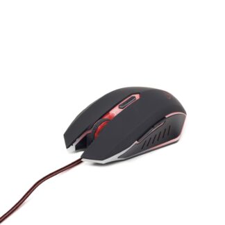 Оптична ігрова миша, USB інтерфейс, 2400 dpi, червоний Gembird