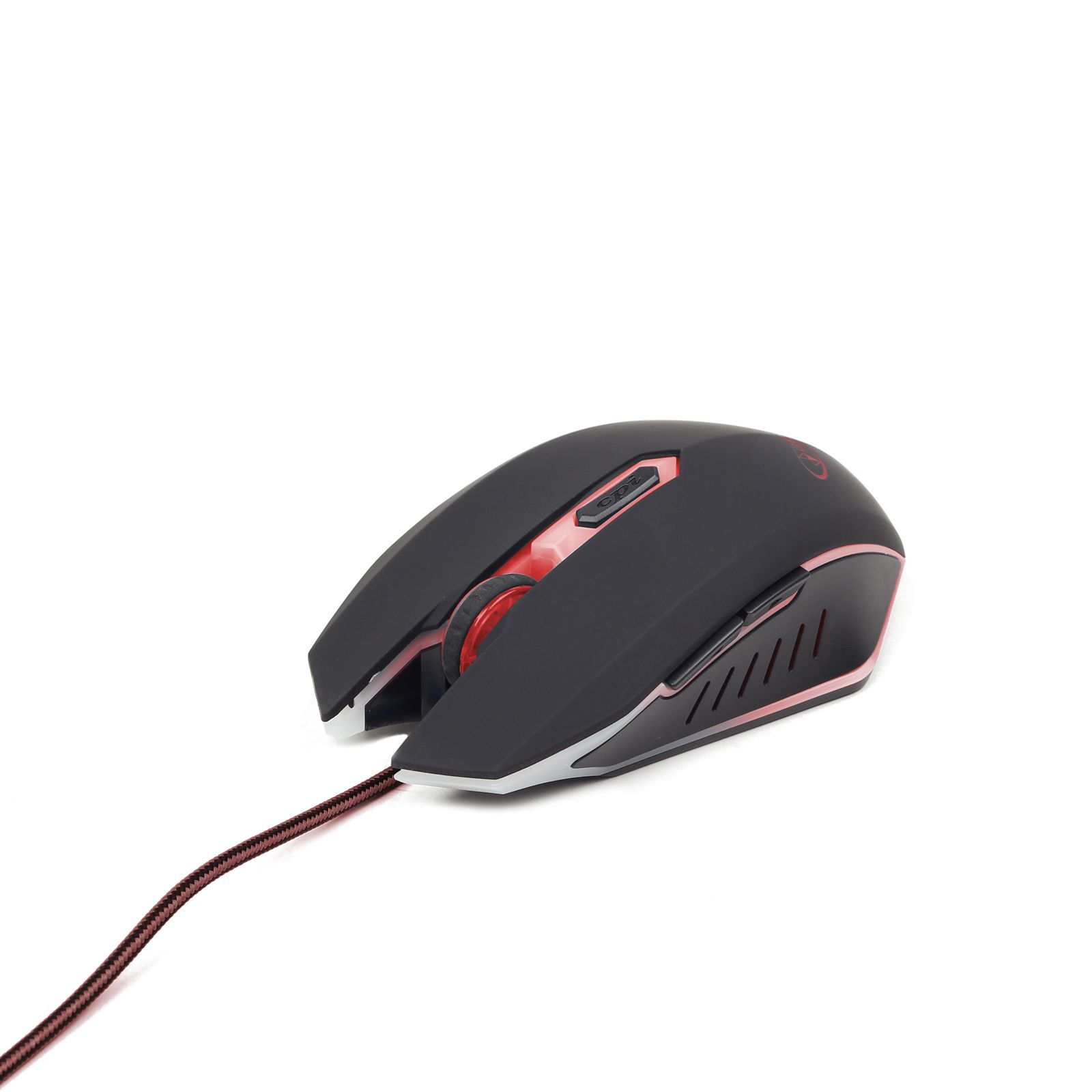 Оптична ігрова миша, USB інтерфейс, 2400 dpi, червоний Gembird