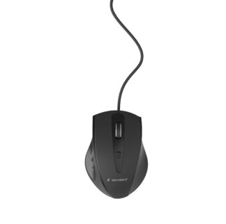 Оптична миша, USB інтерфейс, 1200 dpi, чорний Gembird MUS-4B-02