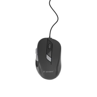 Оптична миша, USB інтерфейс, 1600 dpi, чорний Gembird MUS-6B-01