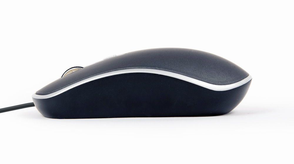 Оптична миша, USB інтерфейс, 1600 dpi, чорно-с i рий Gembird — фото 3