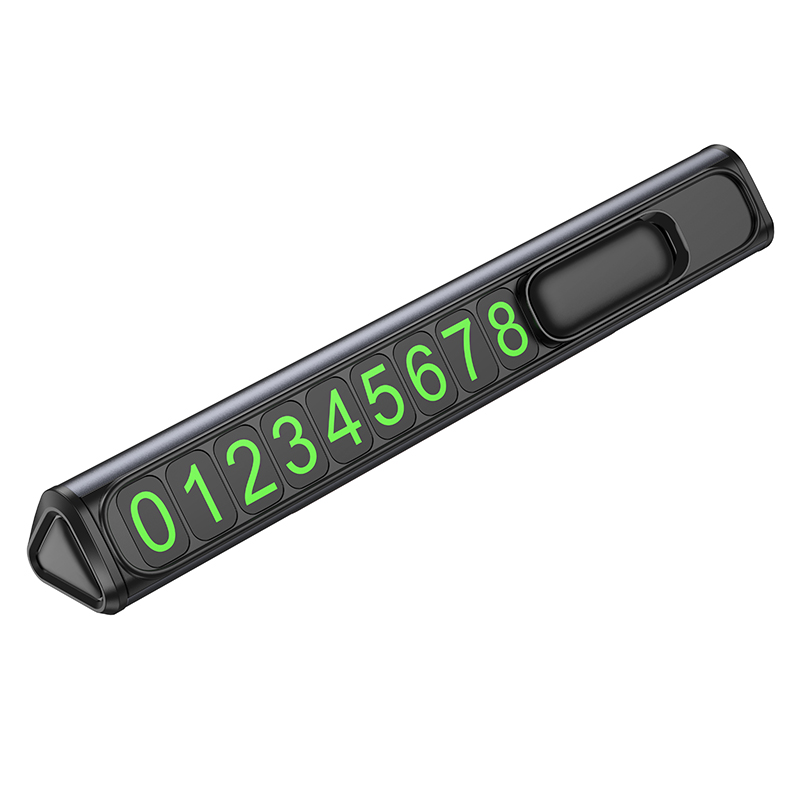 Паркувальна карта BOROFONE FC3 Ronny can hidden parking sign Black Metal Gray — фото 4