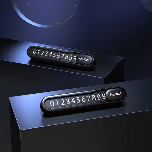 Паркувальна картка Xiaomi Nextool Multifunctional Parking Sign Black — фото 4