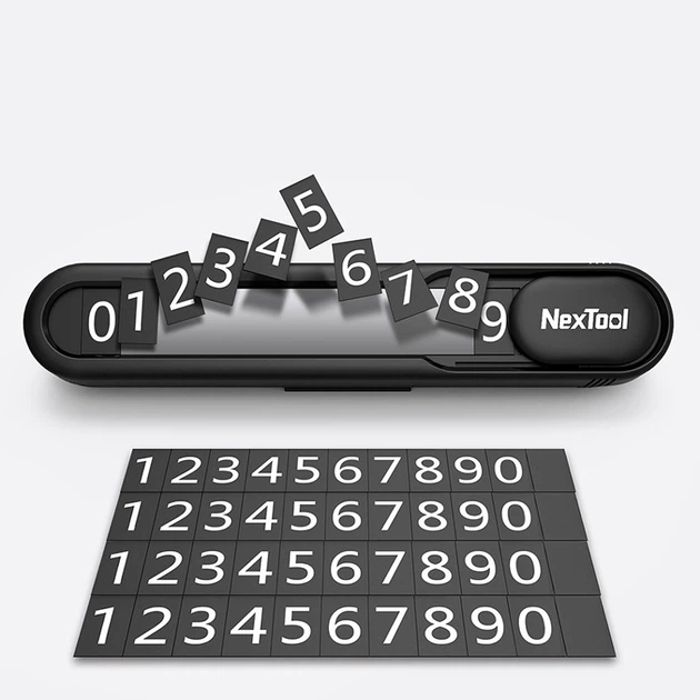 Паркувальна картка Xiaomi Nextool Multifunctional Parking Sign Black — фото 9