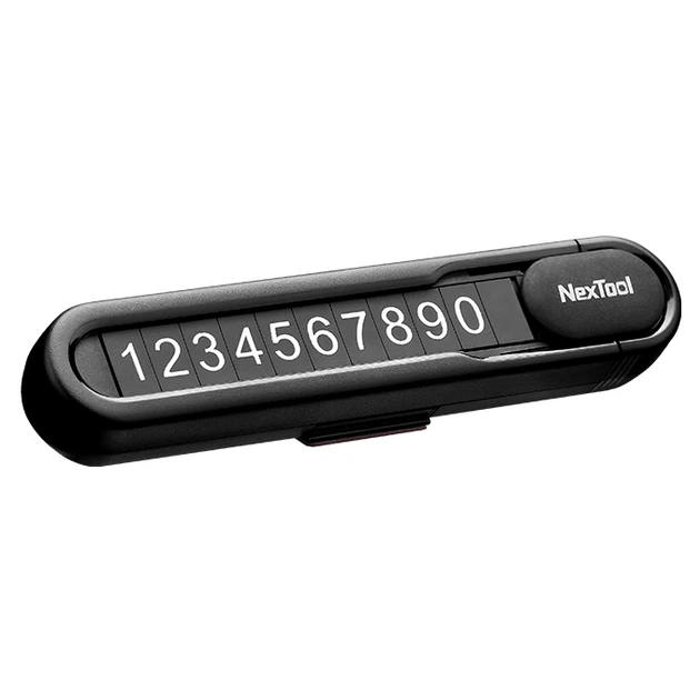 Паркувальна картка Xiaomi Nextool Multifunctional Parking Sign Black
