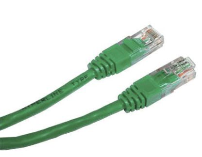 Патч корд, FTP, литий, 50u" штекер із фіксатором, 1 м, зелений