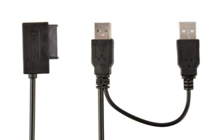 Перехідник з USB 2.0 на Slimline Sata 13 pin Cablexpert A-Usata-01