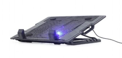 Підставка під ноутбук до 17", 1x 150 мм fan, чорний Gembird