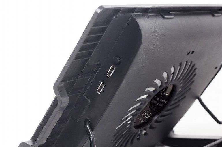 Підставка під ноутбук до 17", 1x 150 мм fan, чорний Gembird — фото 2