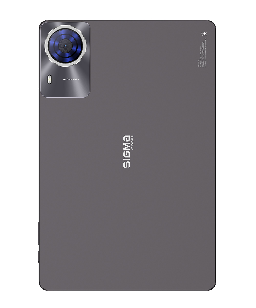Планшет Sigma Tab A1035 ULTRA, 8000 мА·год, 8+256Gb, темно-сірий — фото 2